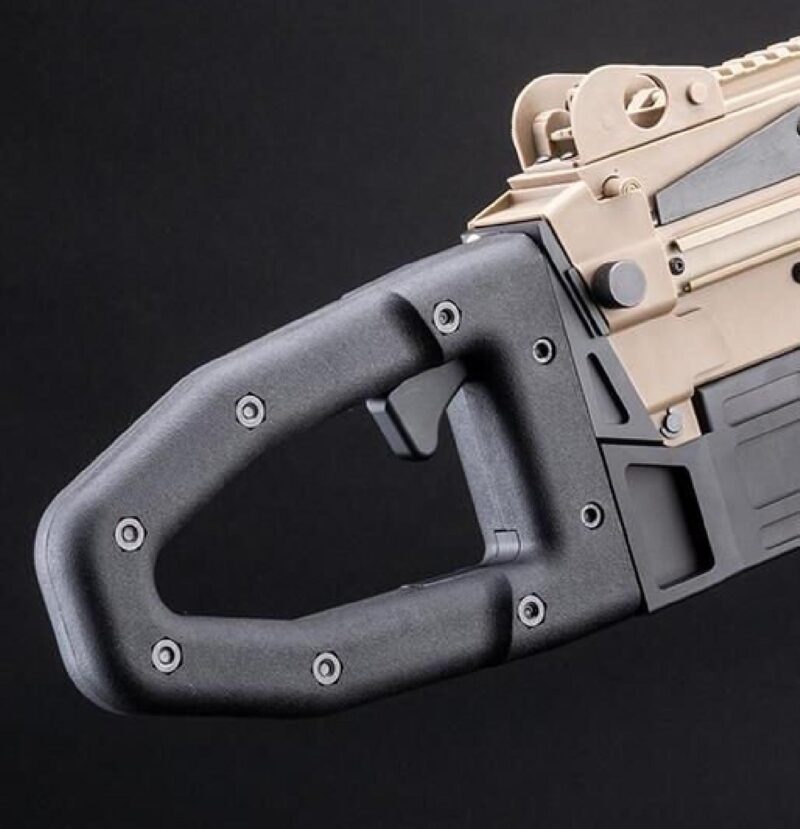 A&K Mugen M249 MK46 Para SAW LMG Tan AEG Airsoft Tüfek - Görsel 6