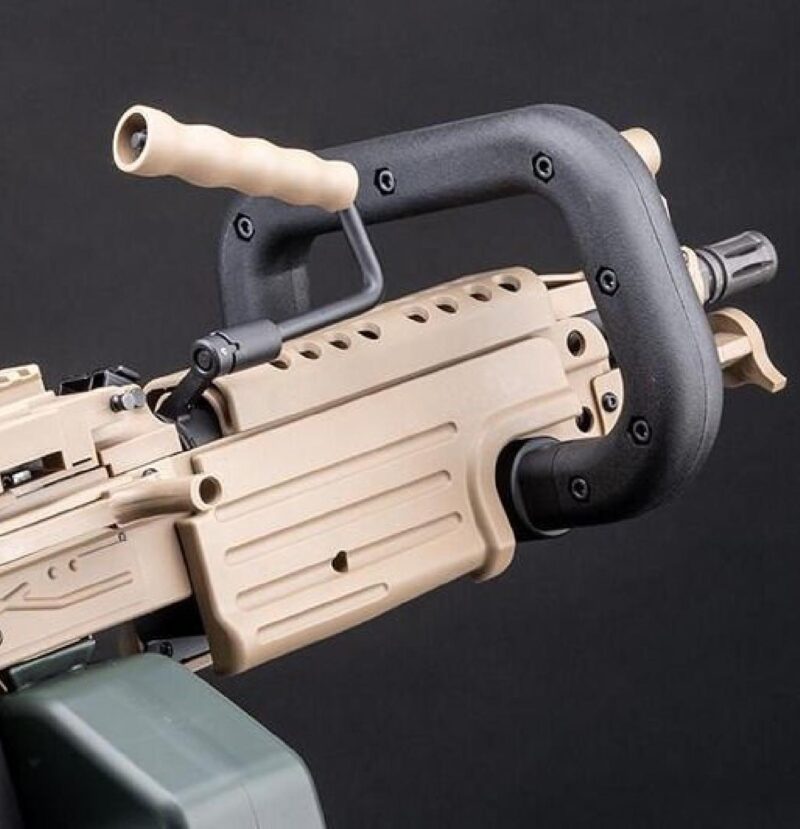 A&K Mugen M249 MK46 Para SAW LMG Tan AEG Airsoft Tüfek - Görsel 8