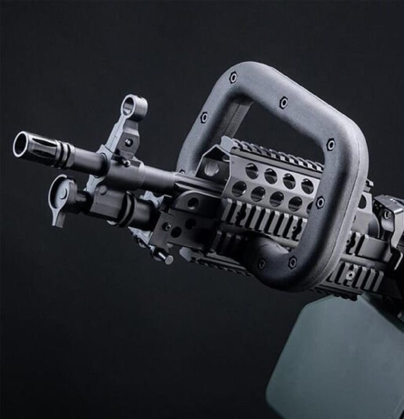 A&K Mugen M249 MK46 SAW LMG Siyah AEG Airsoft Tüfek - Görsel 3