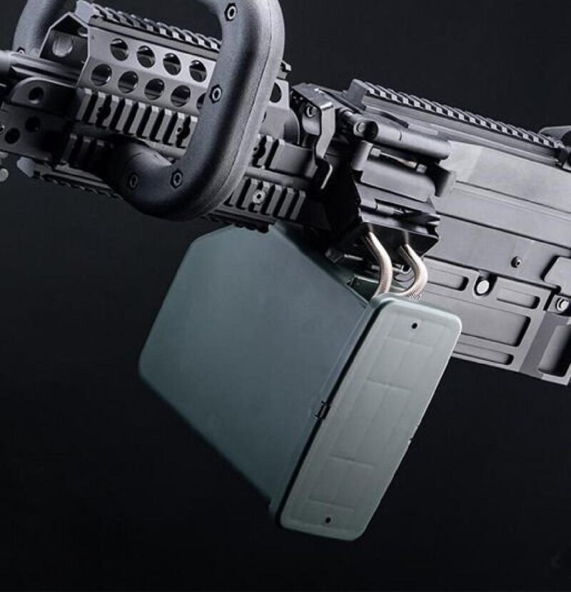 A&K Mugen M249 MK46 SAW LMG Siyah AEG Airsoft Tüfek - Görsel 4