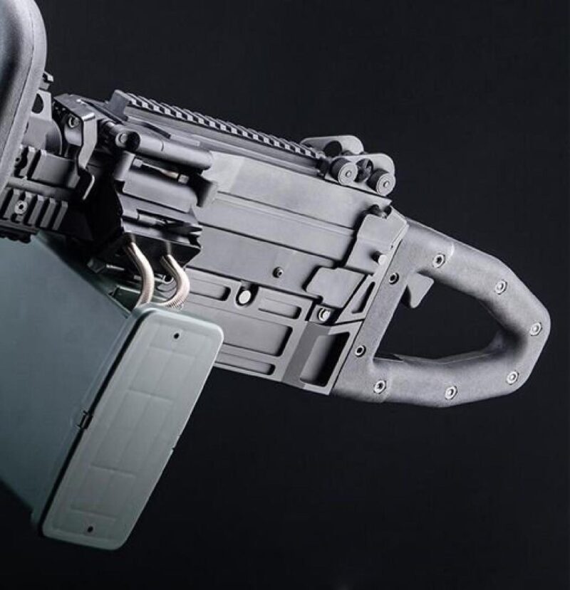 A&K Mugen M249 MK46 SAW LMG Siyah AEG Airsoft Tüfek - Görsel 5
