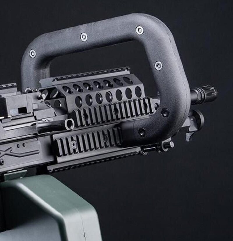 A&K Mugen M249 MK46 SAW LMG Siyah AEG Airsoft Tüfek - Görsel 8