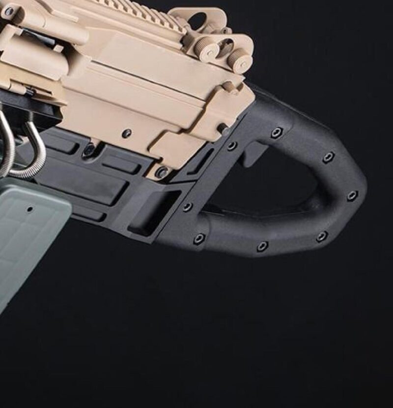 A&K Mugen M249 MK46 SAW LMG Tan AEG Airsoft Tüfek - Görsel 5