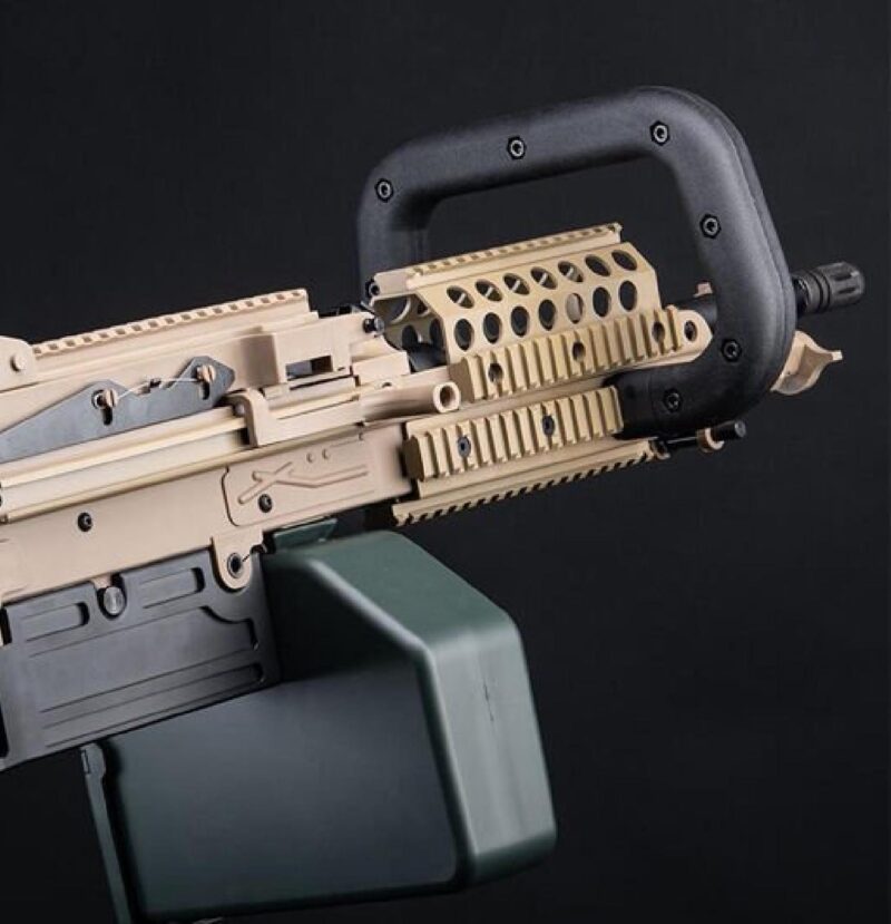 A&K Mugen M249 MK46 SAW LMG Tan AEG Airsoft Tüfek - Görsel 7