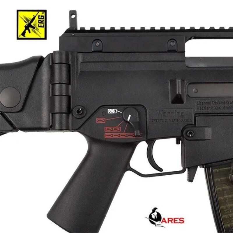 ARES G36K EBB Gerçekçi Tepmeli Siyah AEG Airsoft Tüfek - Görsel 7