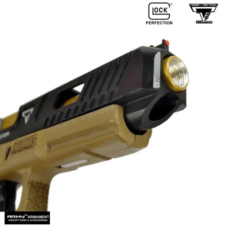 Army TTI Combat Master Glock 34 Desert GBB Airsoft Tabanca - Görsel 5