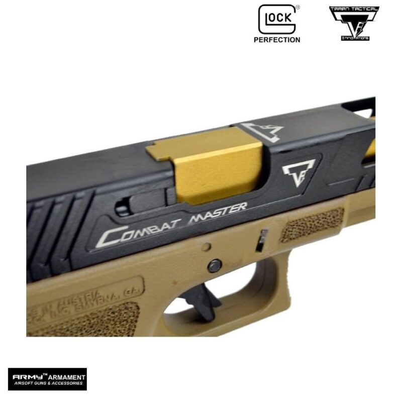 Army TTI Combat Master Glock 34 Desert GBB Airsoft Tabanca - Görsel 6