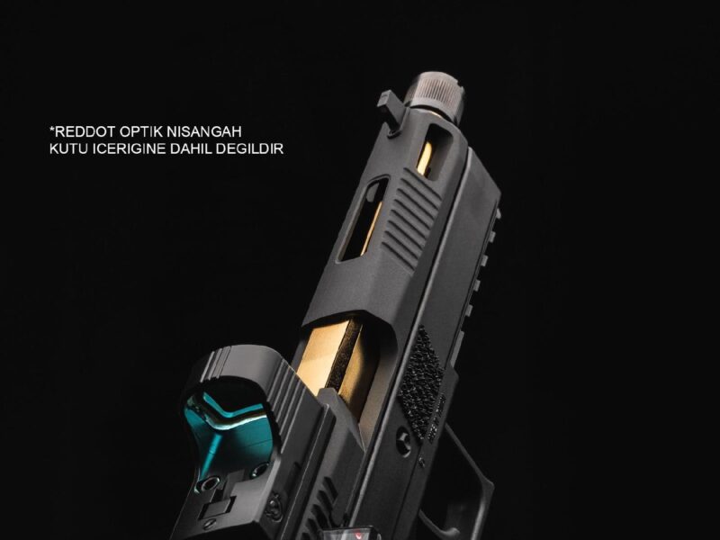 ASG CZ P09 Optik Ayak ve Çantalı Siyah CO2 Blowback Airsoft Tabanca - Görsel 5