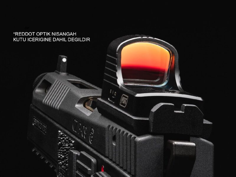 ASG CZ P09 Optik Ayak ve Çantalı Siyah CO2 Blowback Airsoft Tabanca - Görsel 6