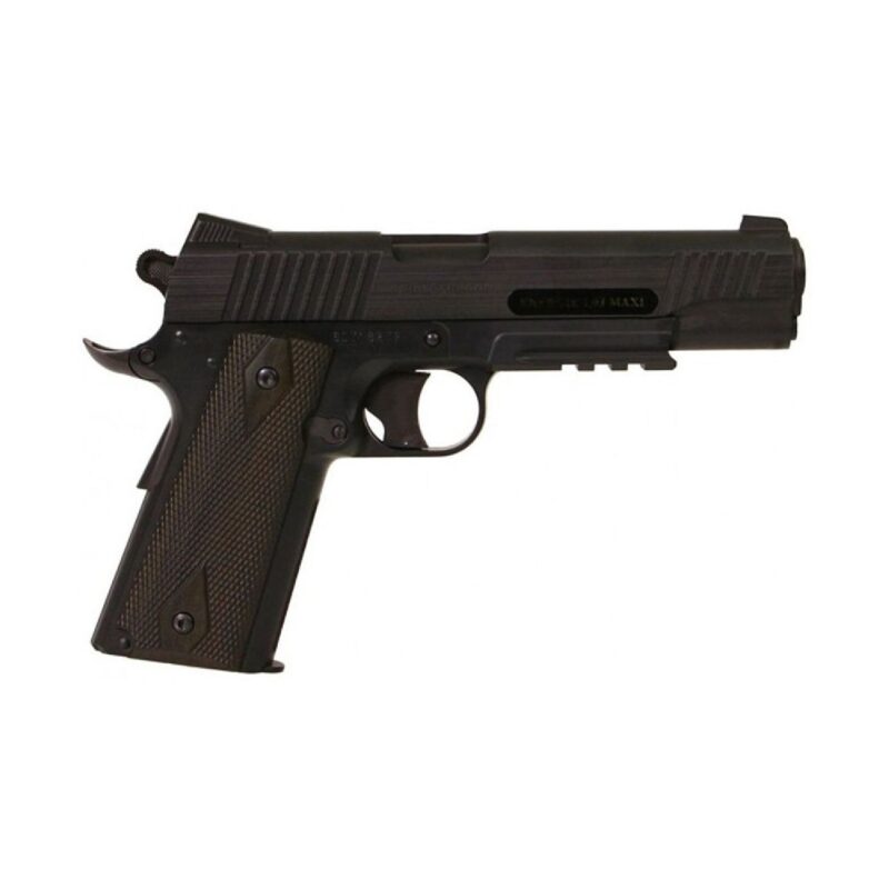 CYBERGUN Colt 1911 Rail Gun Siyah CO2 NBB Airsoft Tabanca - Görsel 2