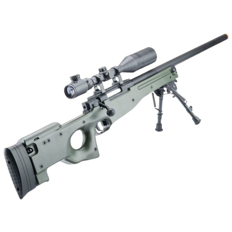 CYBERGUN Mauser Licensed Type 96 Bolt Action High Power Sniper Yeşil Spring Airsoft Tüfek - Görsel 4
