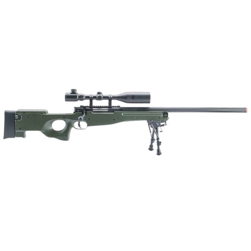 CYBERGUN Mauser Licensed Type 96 Bolt Action High Power Sniper Yeşil Spring Airsoft Tüfek - Görsel 5