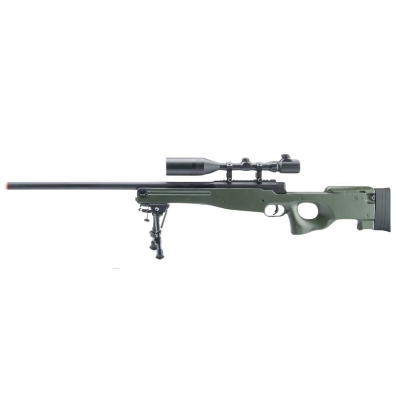 CYBERGUN Mauser Licensed Type 96 Bolt Action High Power Sniper Yeşil Spring Airsoft Tüfek - Görsel 6