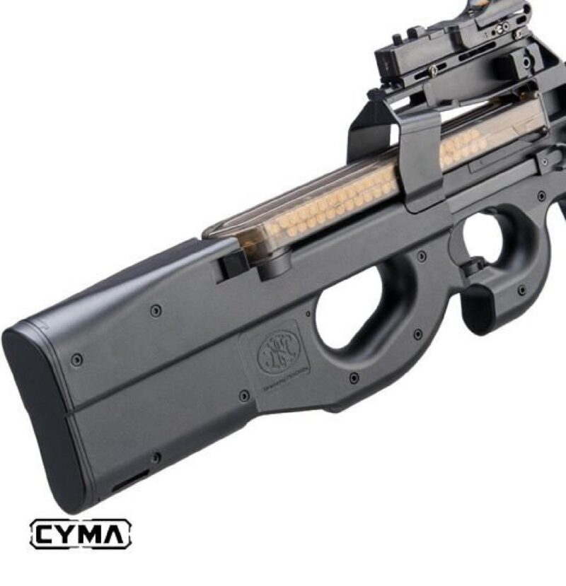 CYMA P90 RIS Raylı Siyah AEG Airsoft Tüfek - Görsel 4