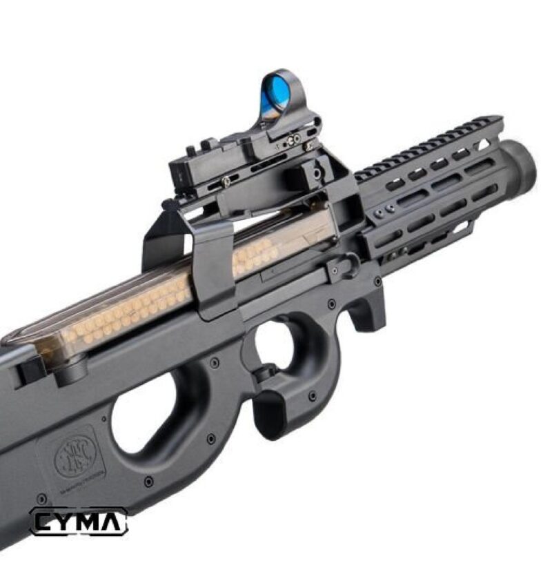 CYMA P90 RIS Raylı Siyah AEG Airsoft Tüfek - Görsel 5