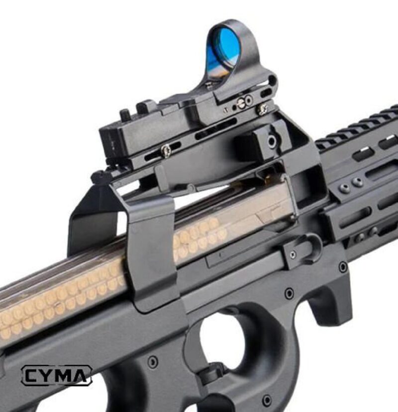 CYMA P90 RIS Raylı Siyah AEG Airsoft Tüfek - Görsel 7