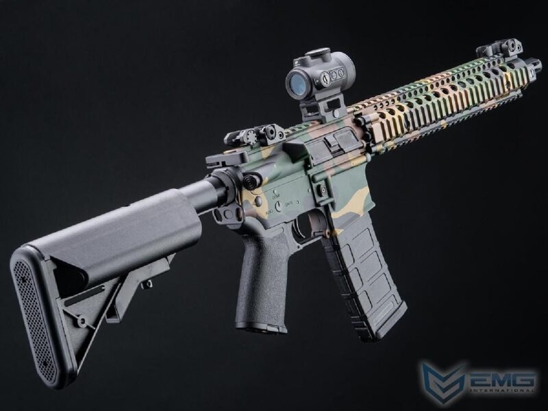 EMG CYMA Daniel Defense Lisanslı DDM4A1 Platinum QBS Woodland AEG Airsoft Tüfek - Görsel 2