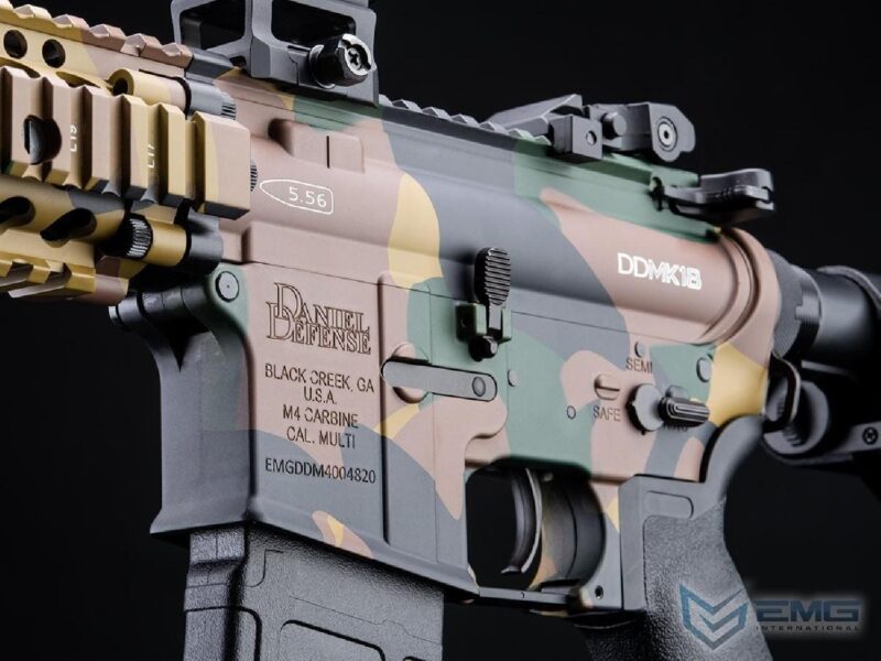 EMG CYMA Daniel Defense Lisanslı DDMK18 Platinum QBS Woodland AEG Airsoft Tüfek - Görsel 2