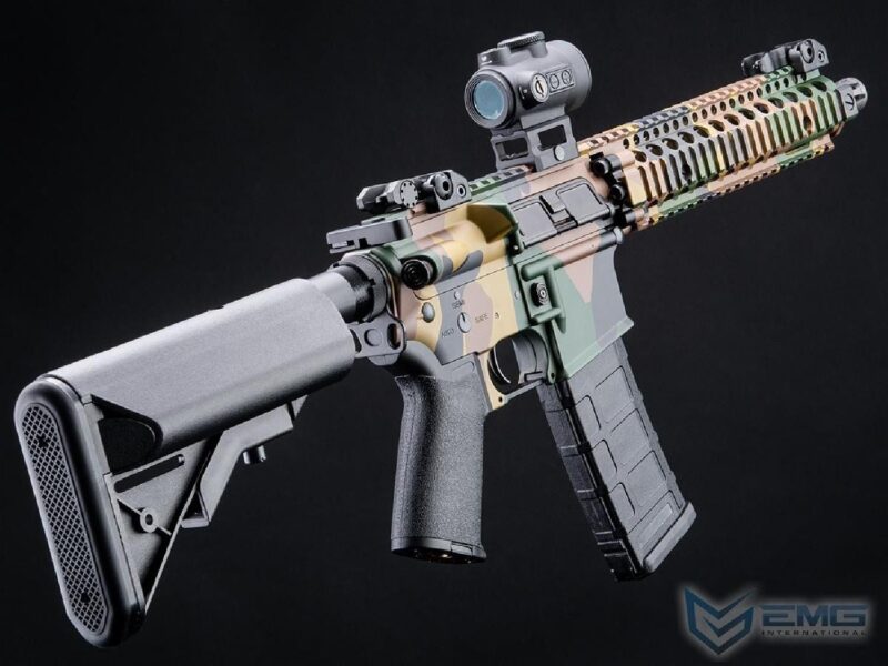 EMG CYMA Daniel Defense Lisanslı DDMK18 Platinum QBS Woodland AEG Airsoft Tüfek - Görsel 3