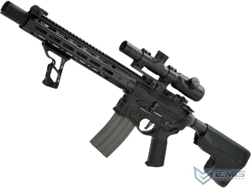 EMG Sharps Bros Warthog Lisanslı 15" Carbine Siyah AEG Airsoft Tüfek