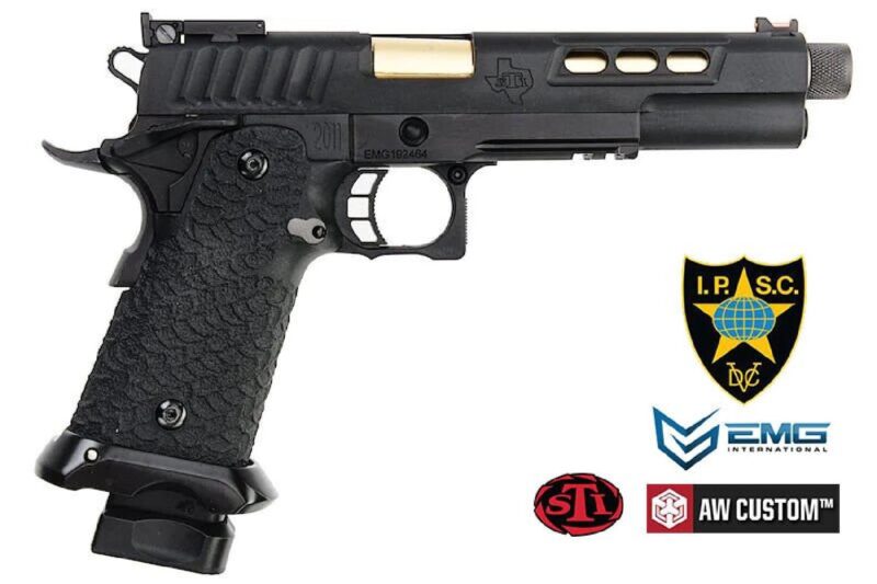 EMG STI DVC 3-GUN 2011 Hi-Capa 5.1 GBB Airsoft Tabanca