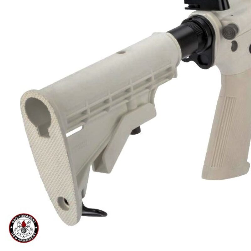 G&G CM16 M4 Carbine Snow White AEG Airsoft Tüfek - Görsel 6