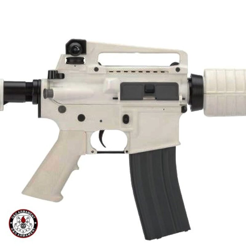 G&G CM16 M4 Carbine Snow White AEG Airsoft Tüfek - Görsel 7