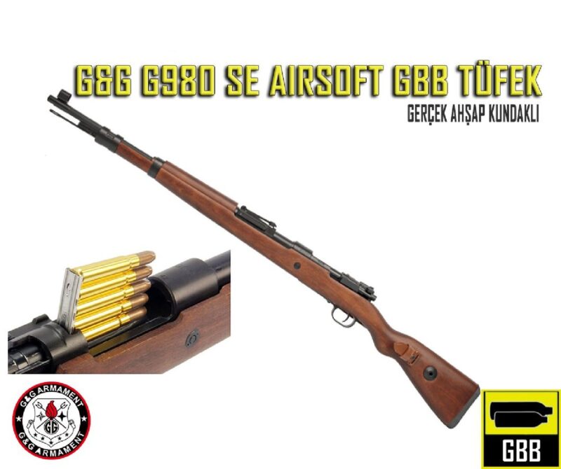 G&G G980 SE Kar98 Shell Eject GBB Airsoft Tüfek