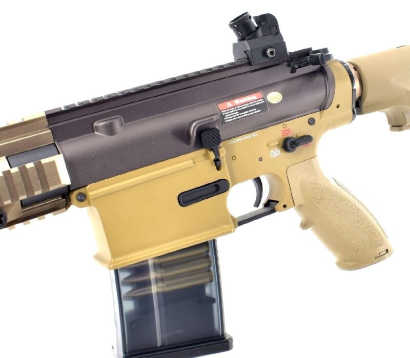 Golden Eagle HK417 Full Metal Mosfet Ceracote Tan AEG Airsoft Tüfek - Görsel 2