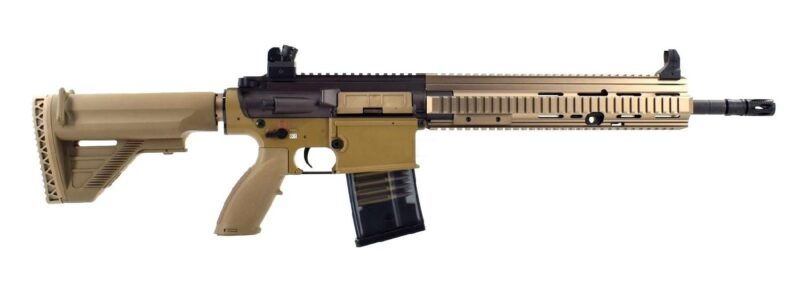 Golden Eagle HK417 Full Metal Mosfet Ceracote Tan AEG Airsoft Tüfek - Görsel 3