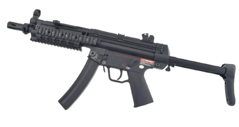 Golden Eagle SWAT MP5 RAS A3 SMG Siyah AEG Airsoft Tüfek - Görsel 7