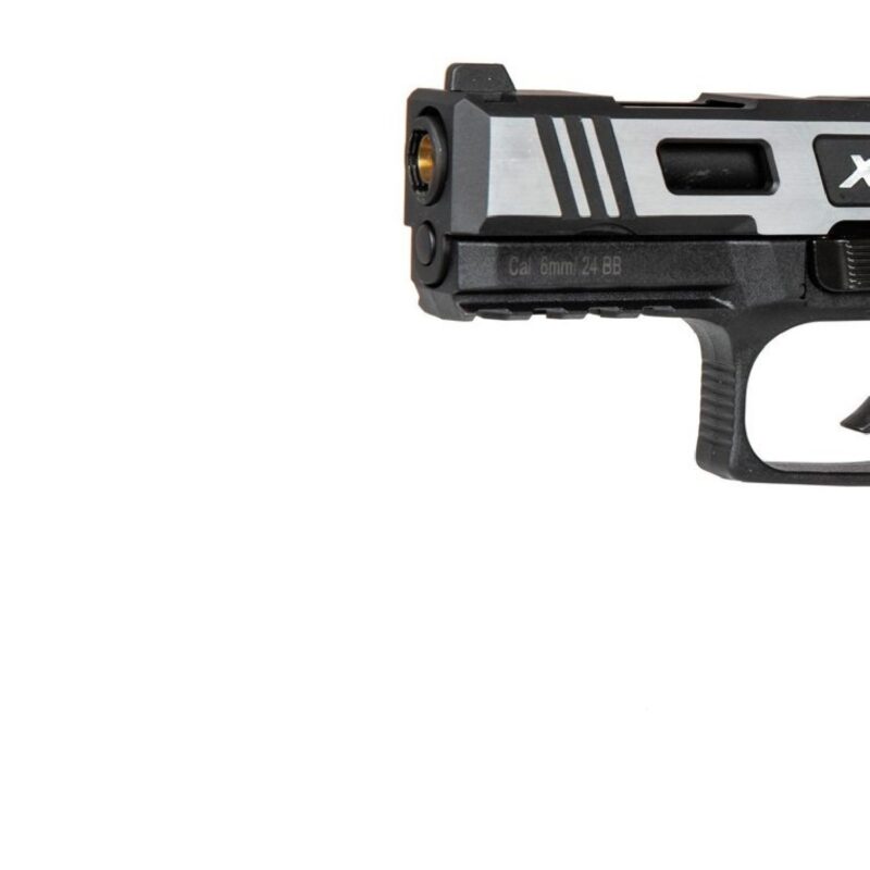 ICS XFG Hairline Siyah & Gümüş GBB Airsoft Tabanca - Görsel 3