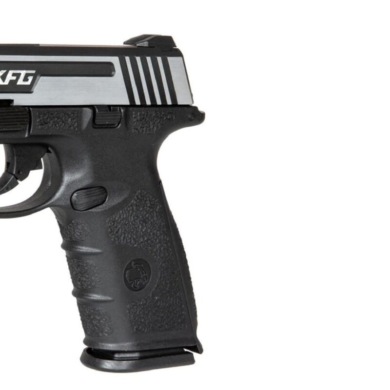 ICS XFG Hairline Siyah & Gümüş GBB Airsoft Tabanca - Görsel 4