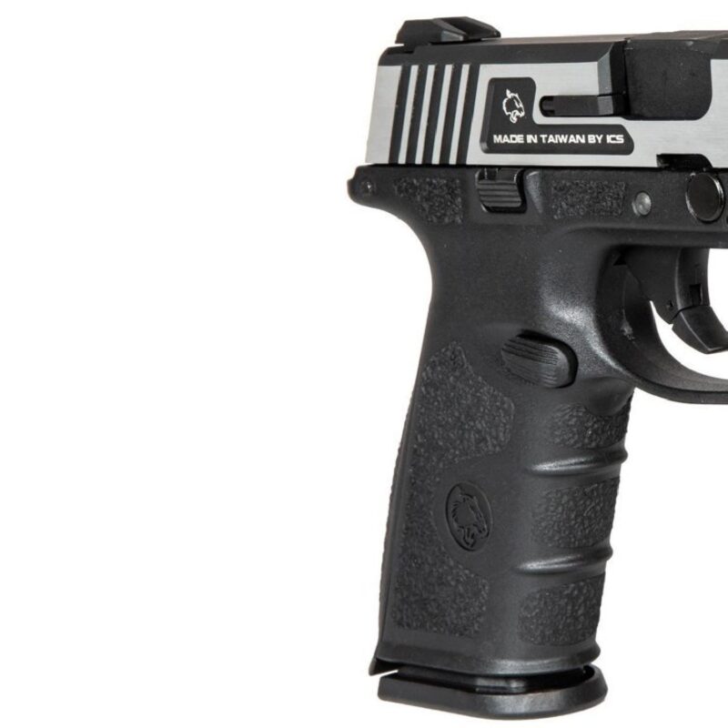 ICS XFG Hairline Siyah & Gümüş GBB Airsoft Tabanca - Görsel 5