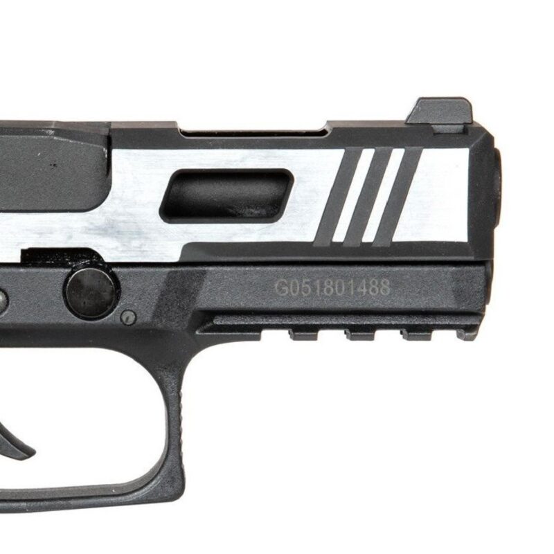 ICS XFG Hairline Siyah & Gümüş GBB Airsoft Tabanca - Görsel 8