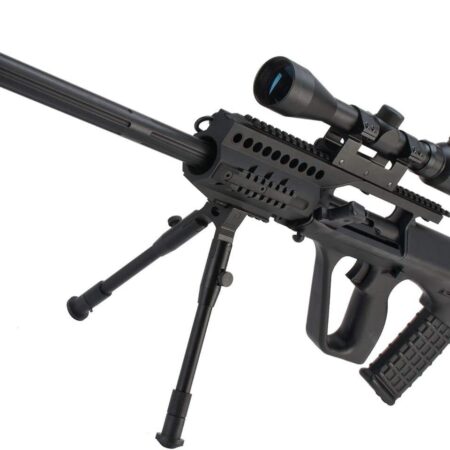 JG AUG AU-5G Anti-Tank Custom Dürbün & Bipod Ayak Setli AEG Airsoft Tüfek