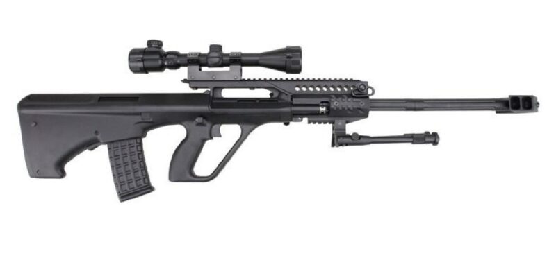 JG AUG AU-5G Anti-Tank Custom Dürbün & Bipod Ayak Setli AEG Airsoft Tüfek - Görsel 7