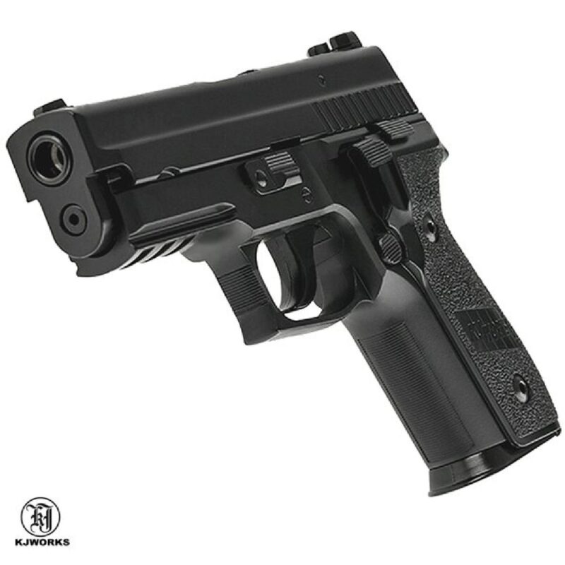KJW KP-02 Sig Sauer P229 Full Metal Siyah GBB Airsoft Tabanca - Görsel 3