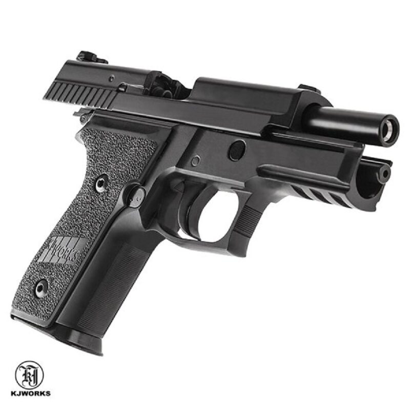 KJW KP-02 Sig Sauer P229 Full Metal Siyah GBB Airsoft Tabanca - Görsel 6