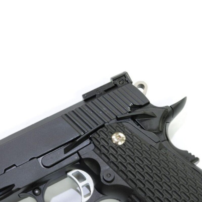 KJW KP-06 Hi-Capa Full Metal Siyah GBB Airsoft Tabanca - Görsel 5