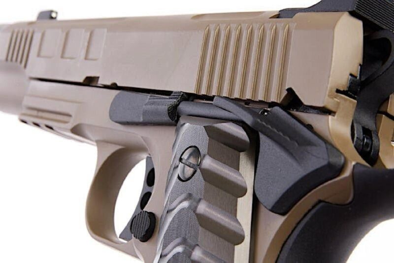 KJW KP-16 Modern COLT 1911 Tan GBB Airsoft Tabanca - Görsel 6