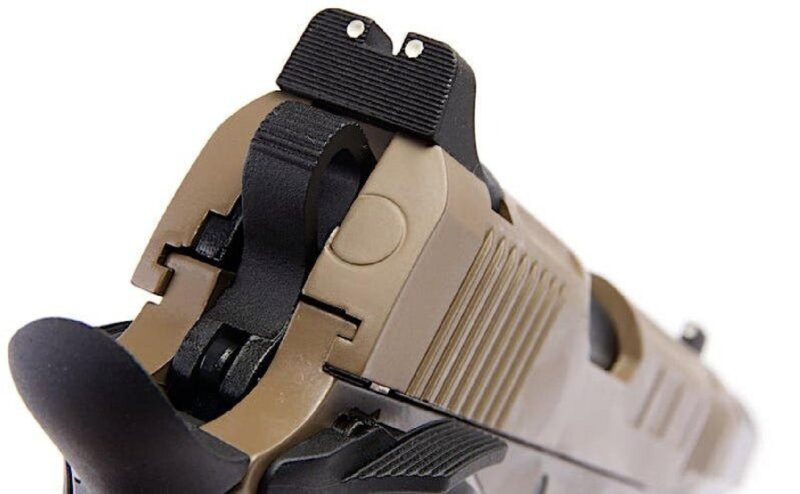 KJW KP-16 Modern COLT 1911 Tan GBB Airsoft Tabanca - Görsel 7