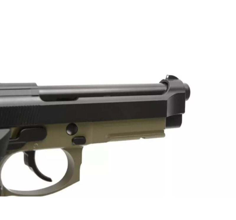 KJW M9A1 Haki Yeşil GBB Airsoft Tabanca - Görsel 3