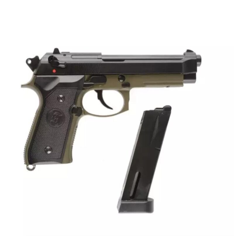 KJW M9A1 Haki Yeşil GBB Airsoft Tabanca - Görsel 5