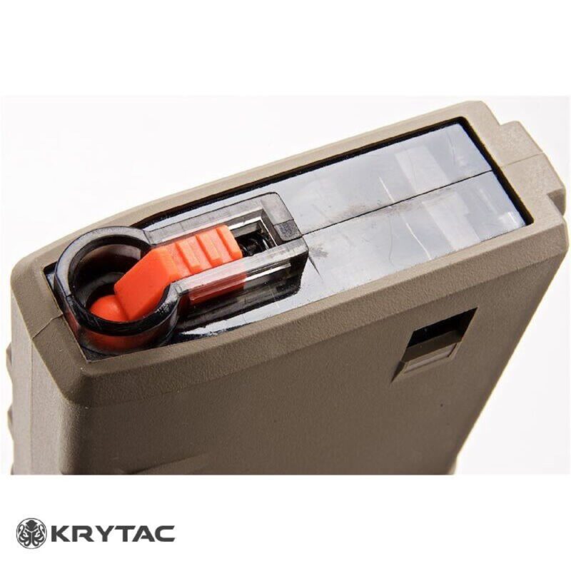 KRYTAC 150BB M4/AR15 Platform Çöl Rengi FDE Mid-Cap AEG Airsoft Tüfek Şarjörü - Görsel 2