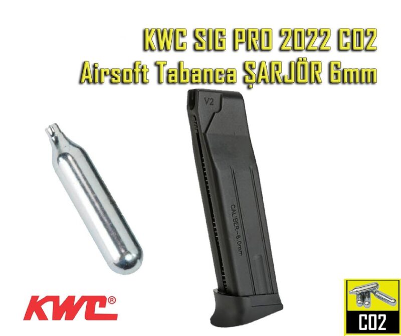KWC SIG Pro 2022 CO2 Airsoft Tabanca Şarjörü