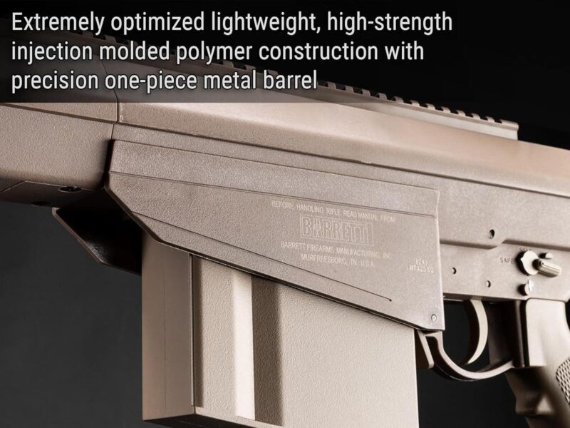 Matrix Barrett Lisanslı M82A1 Bolt Action Sniper Tan Spring Airsoft Tüfek - Görsel 5
