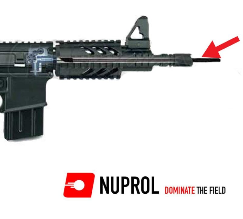 NUPROL Paslanmaz Çelik Airsoft İç Namlu Inner Barrel 247mm 6.03mm - Görsel 2