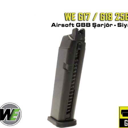 WE Glock G17 G18 G33 G34 G35 GAS Airsoft Tabanca Şarjörü