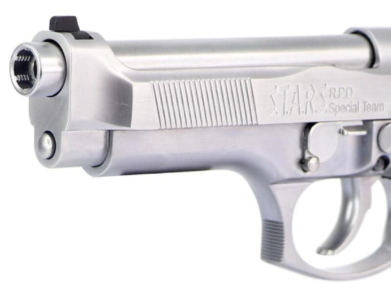 WE Samurai Edge M9 Silver GBB Airsoft Tabanca - Görsel 5